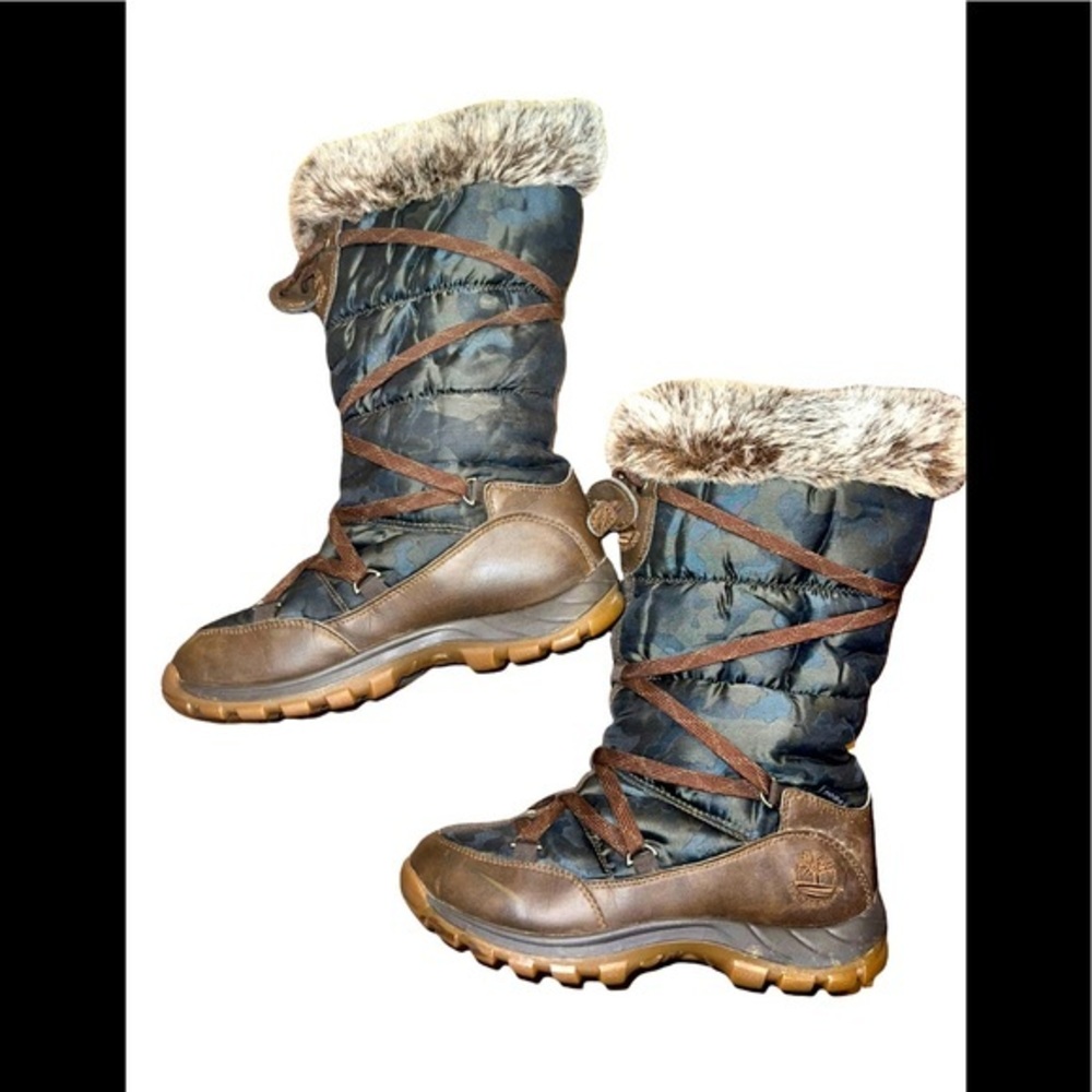Timberland Over the Chill Camouflage Primaloft 200 gram  waterproof boots 6.5